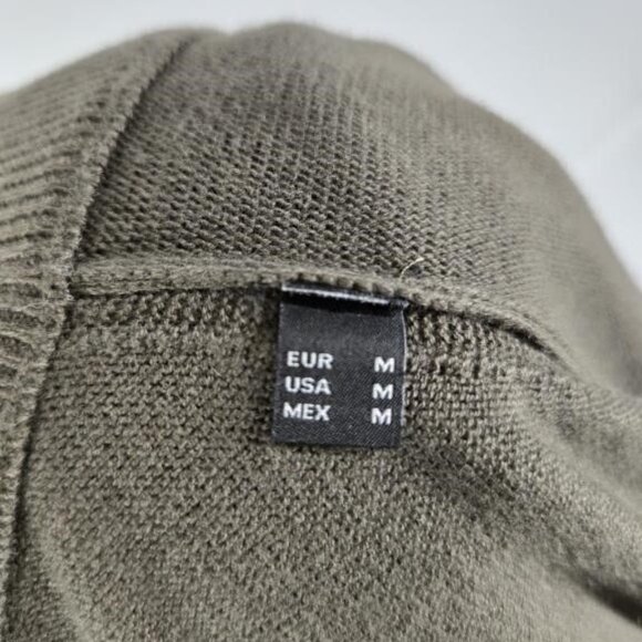 Massimo Dutti Olive Green Zip-up Cardigan (NWT) - Picture 8 of 10